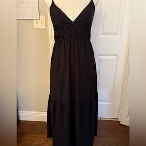a new day Black Sleeveless Maxi Dress